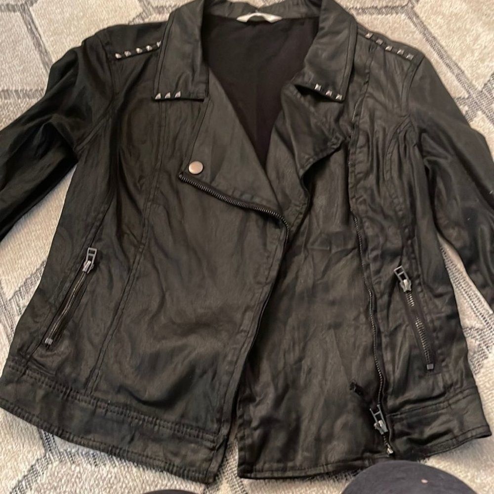 Leatherlike jacket